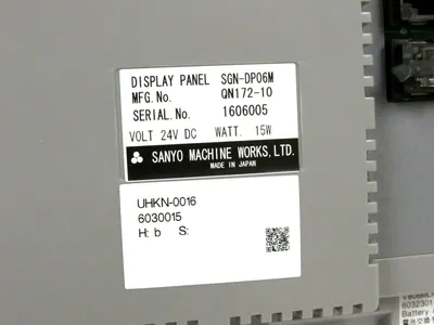 NEW SANYO SGN-DP06M QN172-10 UHKN-0016 6030015 DISPLAY PANEL SGNDP06M UHKN0016