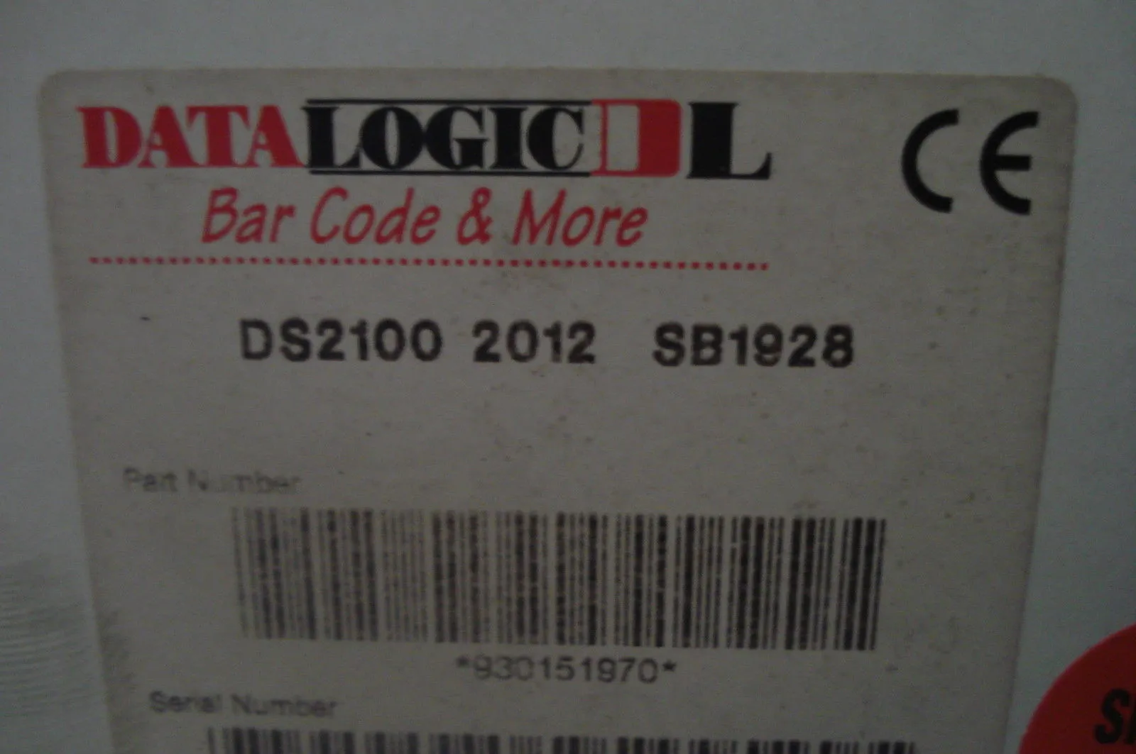 NEW DATALOGIC DS2100-2012