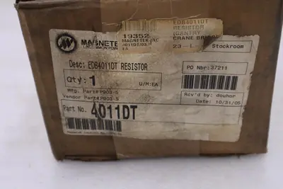 NEW MAGNETEK EDB4011DT / EDB4011DT  RESISTOR STOCK GF253
