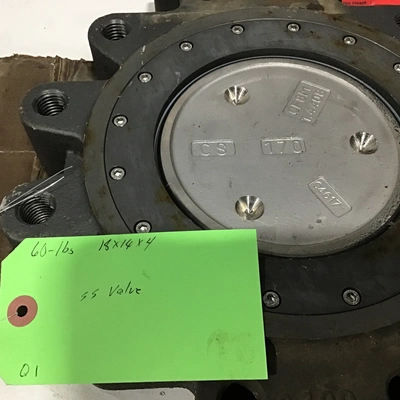 JAMESBURY 830L1122HBXZ WAFER-SPHERE BUTTERFLY STAINLESS STEEL VALVE