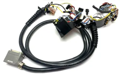 USED FANUC CABLE AND PANEL ASSEMBLY
