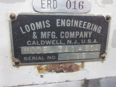 50 Ton Loomis 4-Post Hydraulic Press