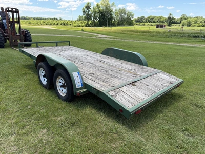 Used LOAD TRAIL TANDEM AXLE EQUIPMENT TRAILER Skidsteer Trailers Michigan US | Miedema Asset Management Group #1287720