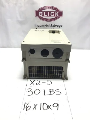 Delta VFD185B43A Variable Frequency Drive Input 3PH 39A Output 3PH 38A 25HP