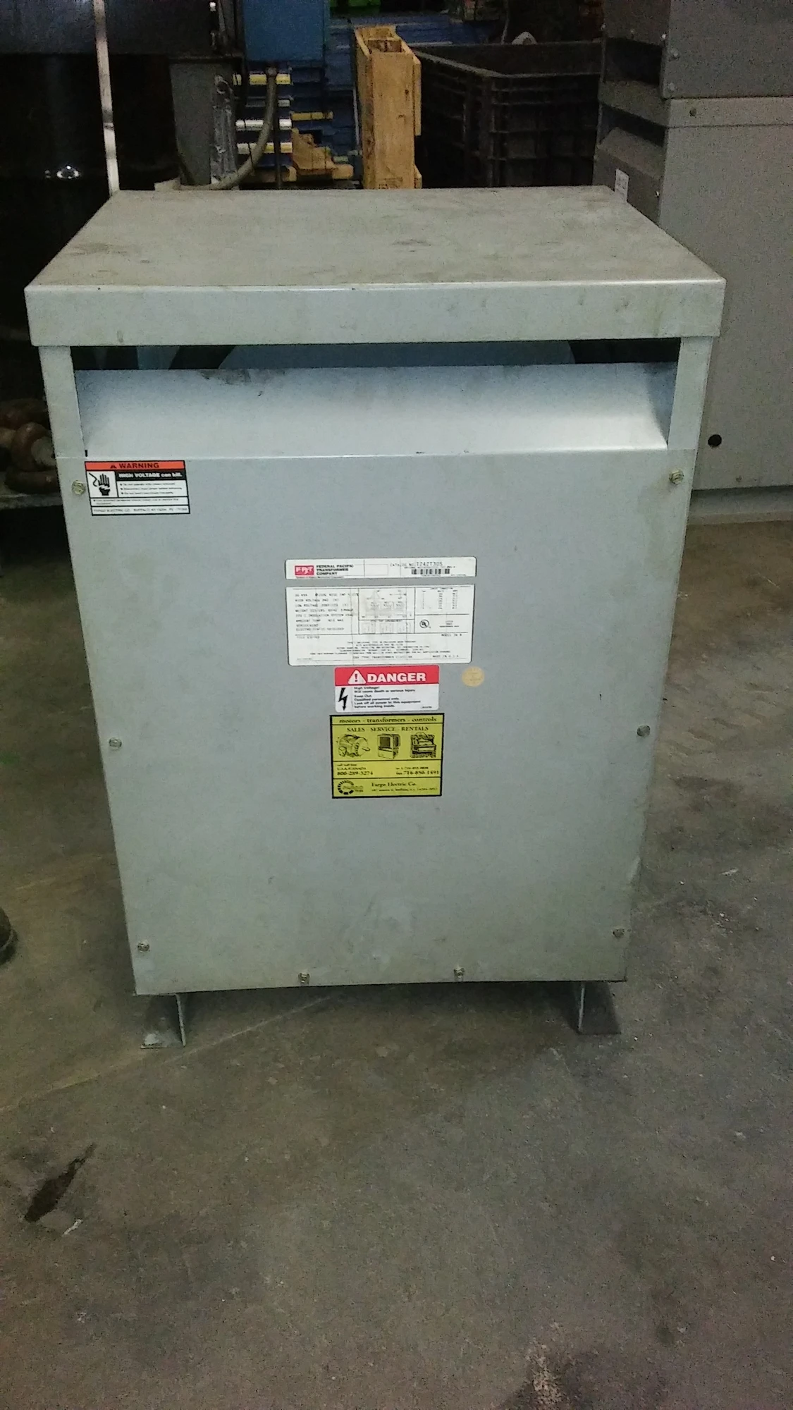 USED FEDERAL PACIFIC 30 KVA