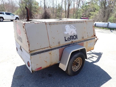 Used 1993 LEROI 185 Air Compressors, Portable Massachusetts US | Brookside Equipment Sales #1422204