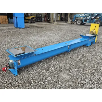 Used 12"dia. X 14' L Orthman Industrial Screw Auger Conveyor