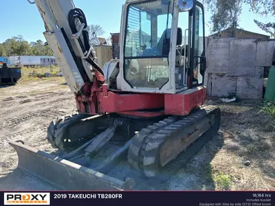 Used 2019 TAKEUCHI TB280FR Excavators Florida US | Proxy Equipment #1381953
