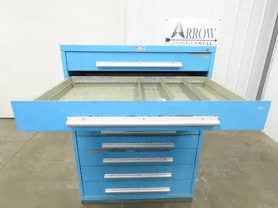 Nu-Era Modular Tool Storage Cabinet 9 Drawer 45x28x61" Stanley Vidmar Lista