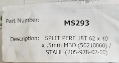 NEW MBO/STAHL MS293