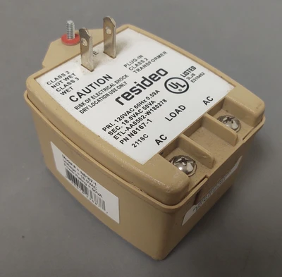 🔥(QTY 4) Honeywell/Resideo N8167-1 18VAC 50VA Plug In Transformer