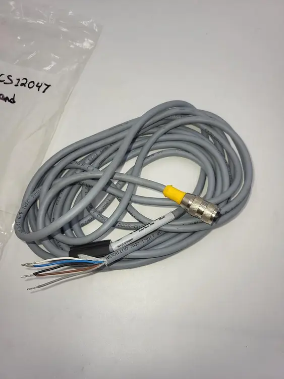 New | in-Stock TURCK TURCK RK 4.5T-5 CORDSET, M12 FEMALE TO CUT-END, GRAY, 5 COND., 5 METERS Cable & Wire | ND Industrial Surplus #1211413