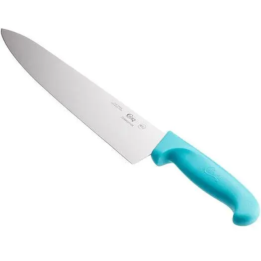 10" Chef Knife with Neon Blue Handle