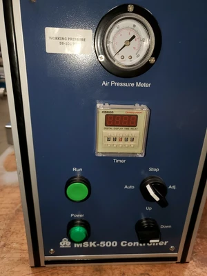 USED MTI MSK-500 DESKTOP SEMI-AUTO GROOVING MACHINE