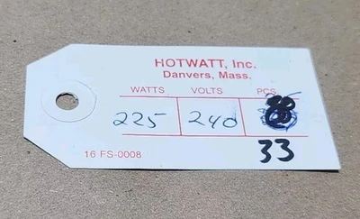 NEW Hotwatt SC37-7
