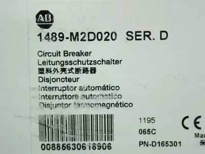 NEW ALLEN BRADLEY 1489M2D020