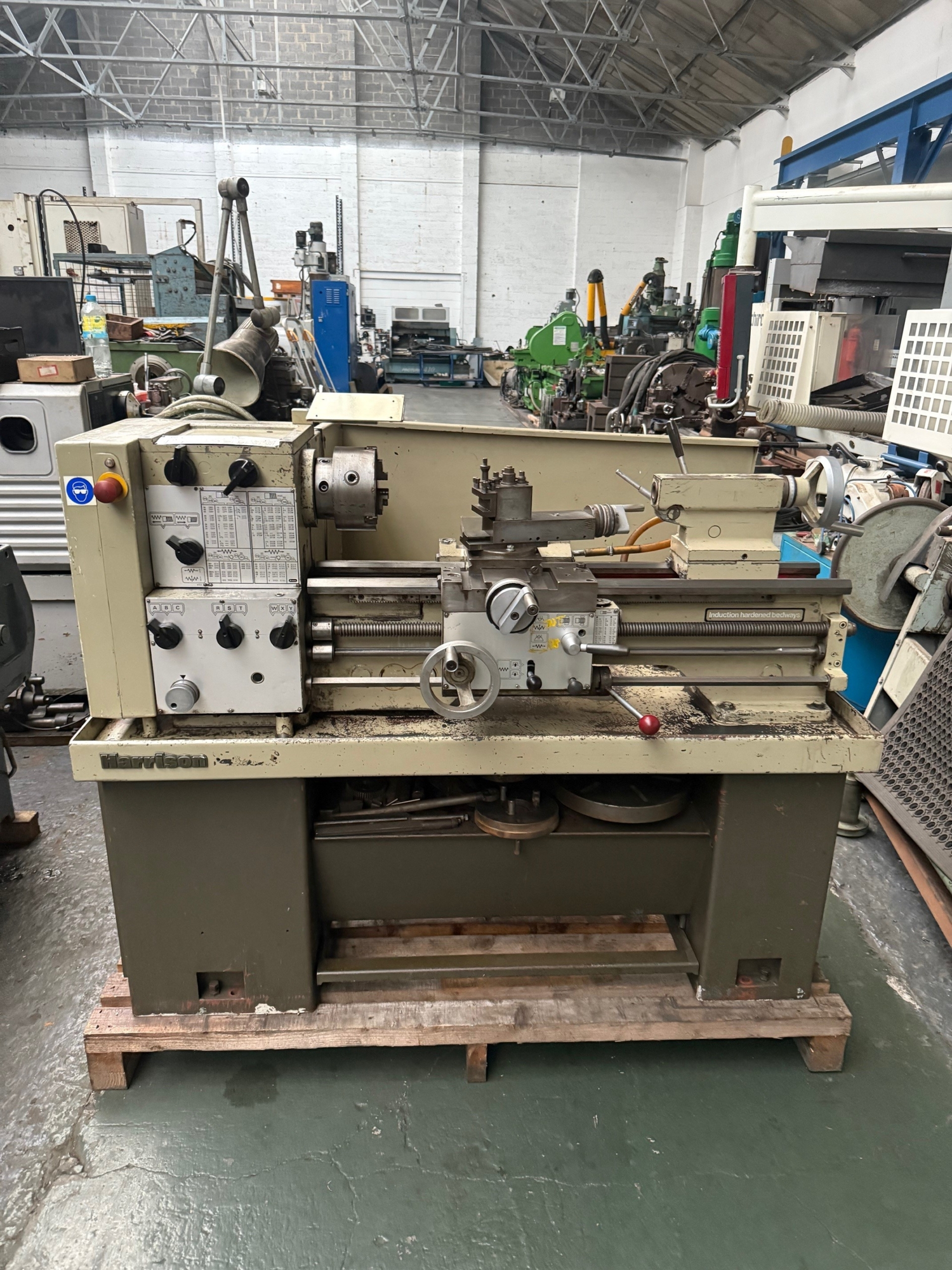 USED HARRISON M300 GAP BED LATHE