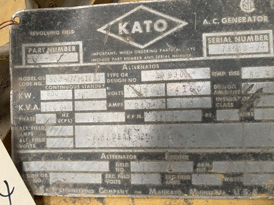 Used KATO 800-677361111 Synchronous Alternators Texas US | Apollo Electric #1514472