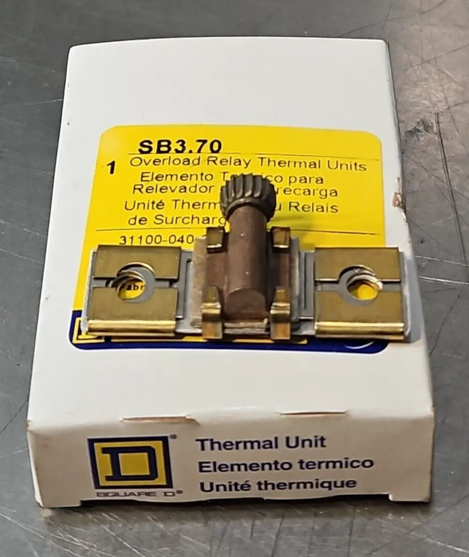 SQUARE D SB3.70 Overload Relay Thermal Unit (BIN334)