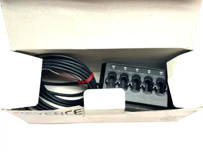USED KEYENCE MULTI-HEAD CONNECTION AMPLIFIER MAIN SUPPORTING UNIT 5-PORT