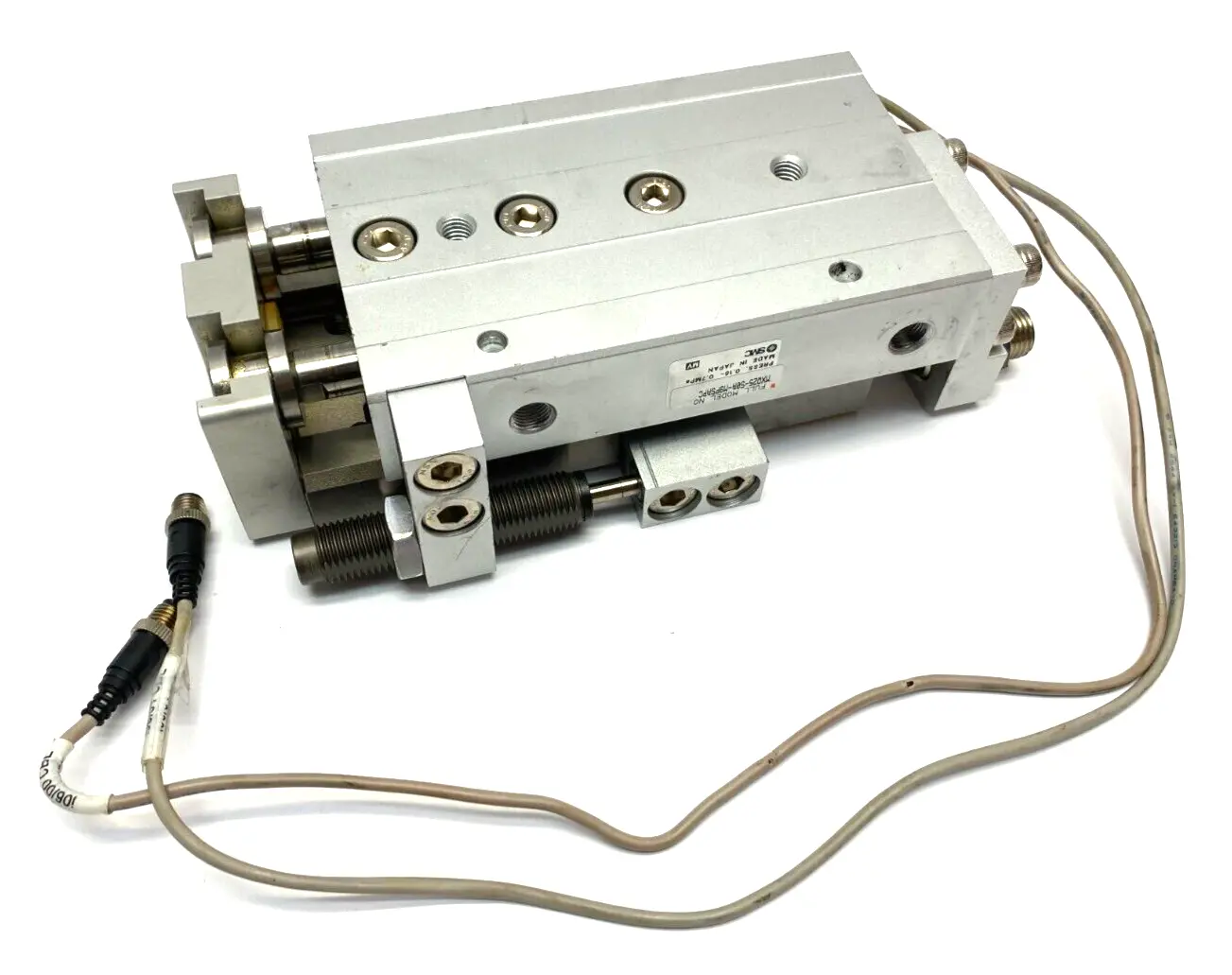 Used SMC Guided Pneumatic Slide Table Rotary Actuators Michigan US | Maverick Industrial Sales #1394787