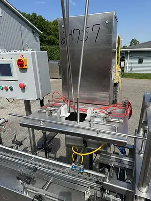 USED CINTROL GMC CUP, TUB AND TRAY FILLING AND LIDDING LINE FDS1500