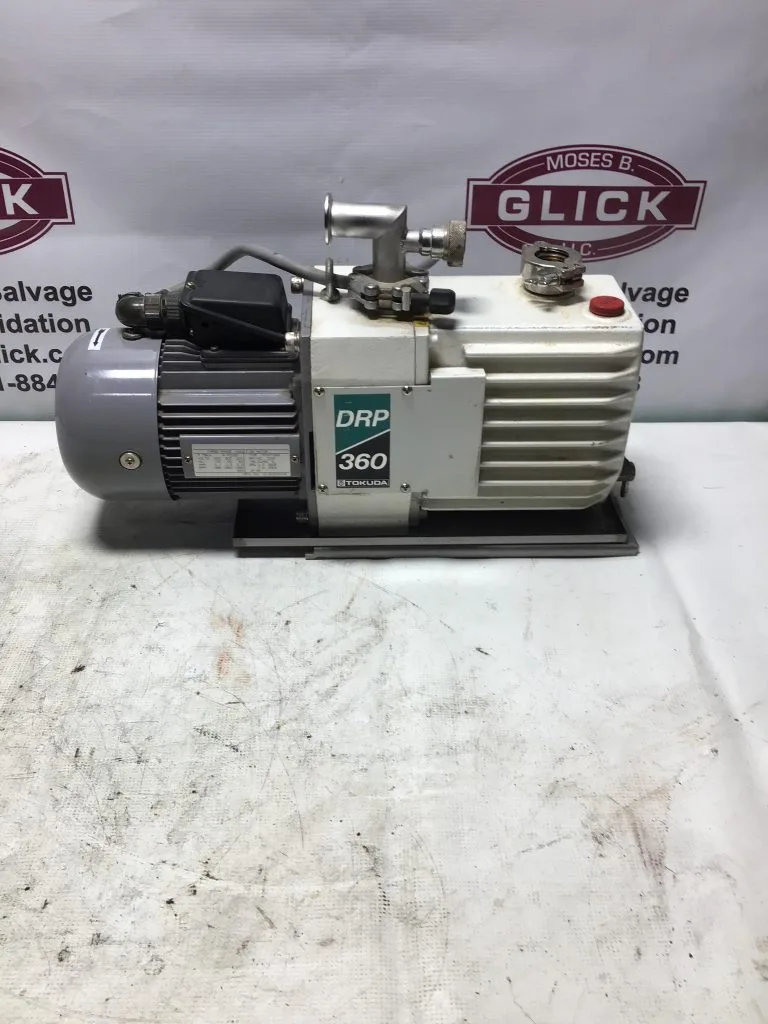 Tokuda DRP-360 Oil-Rotary Vacuum Pump 0.75Kw 3ph