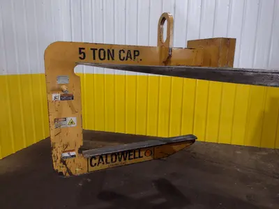 10,000 LB X 48" CALDWELL MODEL #82-5-48 C HOOK COIL LIFTER: STOCK #18875