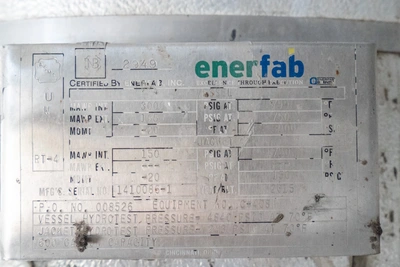 USED 2014 ENERFAB SS316L