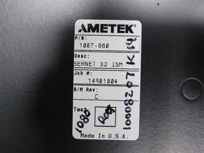 USED AMETEK SERNET-32-ICR1-2U-C-MOD