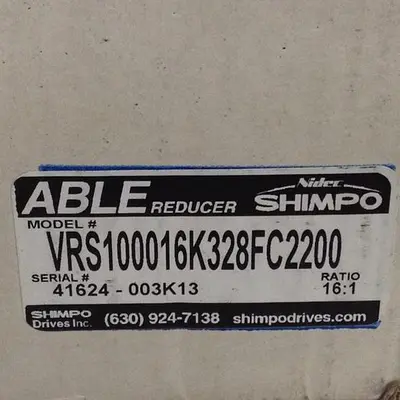 NEW NIDEC SHIMPO VRS100016K328FC2200