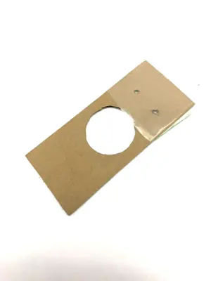USED QUARTZ SCIENTIFIC INC QUARTZ DISC 32MM DIAMETER