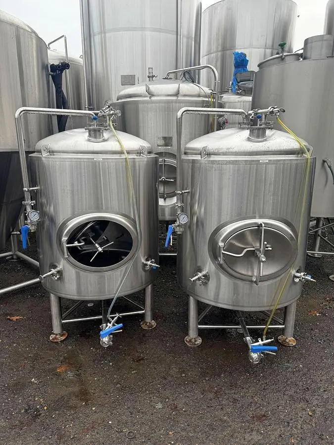UPDATE (2) Available - Used 5 bbl / 155 gal jackete brite/ storage tanks