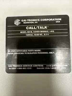 New | in-Stock GAI-TRONICS B01B Electrical Boxes | Surplus Asset Holdings #1227661