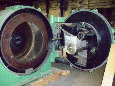 Krauss-Maffei HZ 125 peeler centrifuge, 316SS.