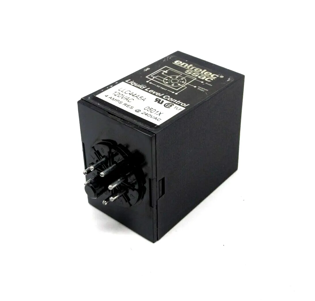 USED ENTRELEC SSAC LLC44A5A LIQUID LEVEL CONTROL 120VAC