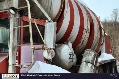 Used 1990 ADVANCE 5000S Concrete Mixer Trucks Pennsylvania US | Proxy Equipment #1383018