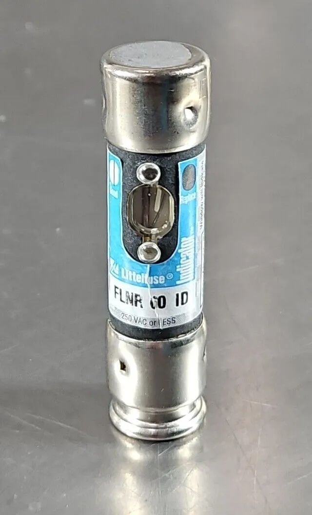 LITTELFUSE FLNR-60-ID DUAL-ELEMENT TIME-DELAY FUSE, 250-VOLT, 60-AMP. Loc4C-19