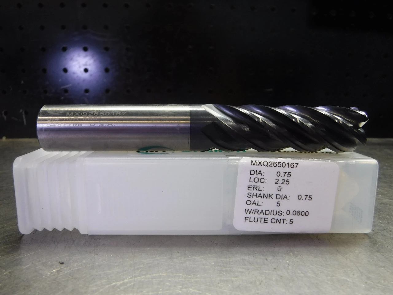 LMT Onsrud 3/4" Solid Carbide Endmill 5 Flute MXQ2650167 (LOC839)