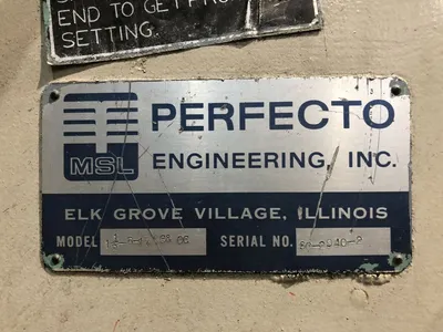 USED 1972 PERFECTO 1-1/2-8-17SS&CC