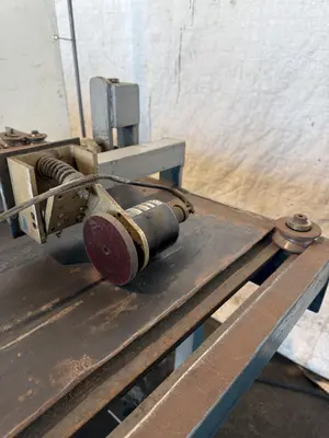 48” X 4" ARBOR STRILICH SLITTING LINE WITH FAMCO CUT OFF SHEAR & AMS CONTROLS. STOCK # 0664425