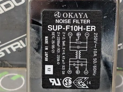 Okaya SUP-F10H-ER Noise Filter Module 10A 250VAC Used