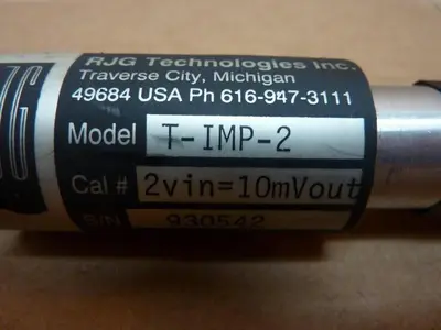 USED RJG TECHNOLOGIES INC T-IMP-2
