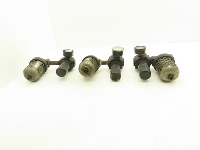 Master Pneumatic Norgren R74G-4AK-RMN FD100-4 Regulator Filter Assembly Lot of 3
