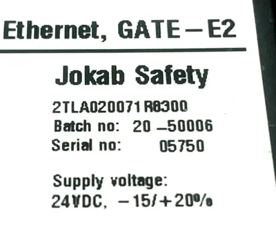 NEW ABB 2TLA020071R8300 PLUTO GATEWAY ETHERNET GATE-E2