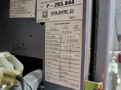 USED SQUARE D MODEL 6