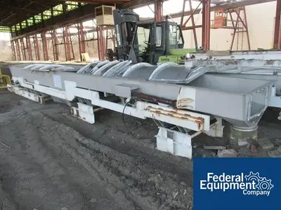 USED Carrier 30" x 27'CARRIER POSI-FLOW VIBRATING CONVEYOR, S/S