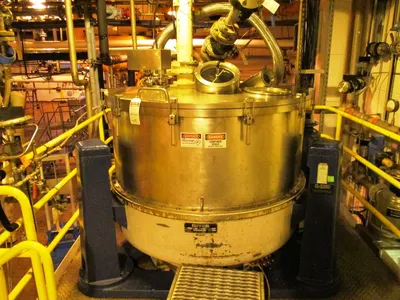 (4) Ferrum DSZ-URF 1250/630 perforate basket centrifuges, 316L SS.