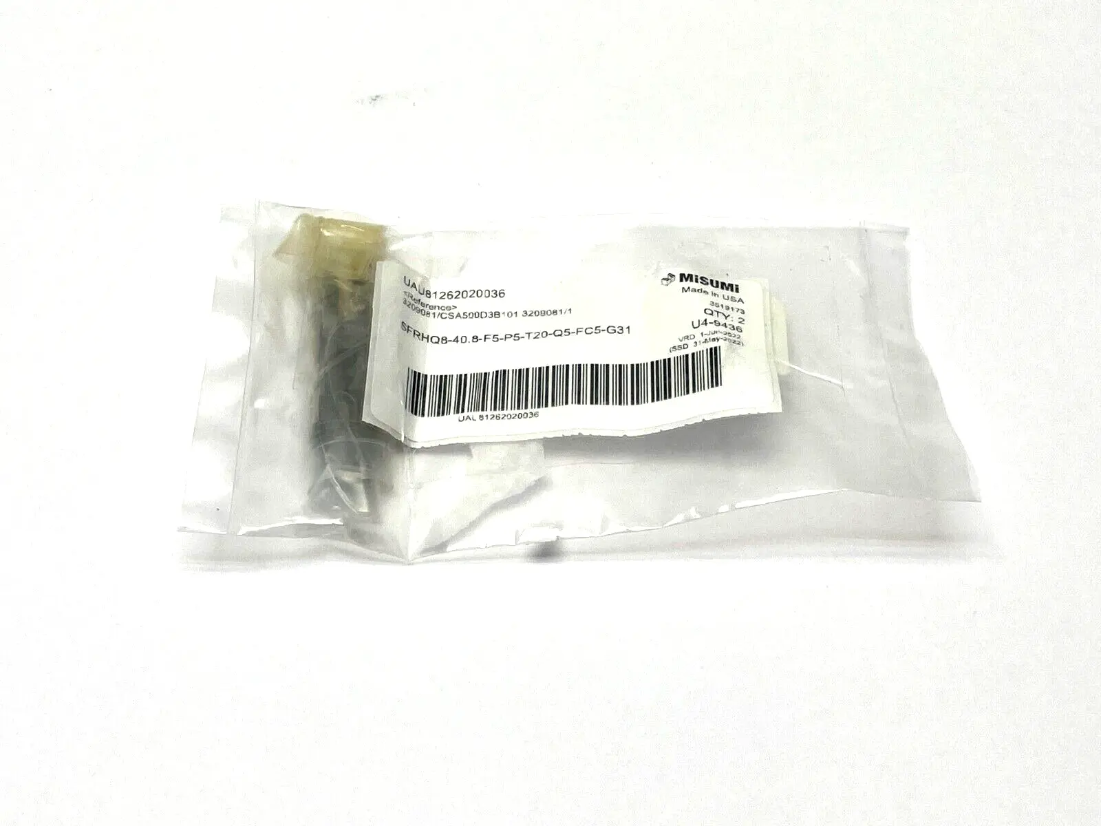 SFRHQ8-40.8-F5-P5-T20-Q5-FC5-G31 | MiSUMi  Rotary Shaft LOT OF 2 - New