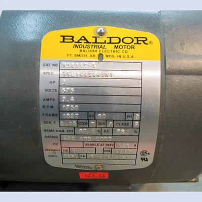 Baldor 3 HP Motor